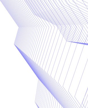  Gelecek perspektifi, soyut mimari duvar kağıdı tasarımı, dijital geometrik konsept arkaplan