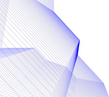  Gelecek perspektifi, soyut mimari duvar kağıdı tasarımı, dijital geometrik konsept arkaplan