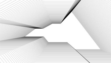  Gelecek perspektifi, soyut mimari duvar kağıdı tasarımı, dijital geometrik konsept arkaplan