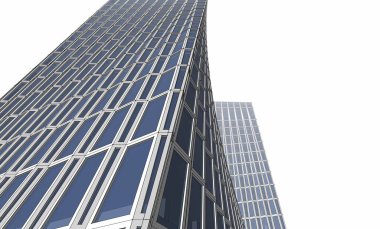 soyut mimari duvar kağıdı gökdelenler tasarım, dijital konsept arkaplan