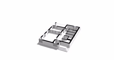 soyut mimari tasarım, dijital konsept arkaplanı oluşturma