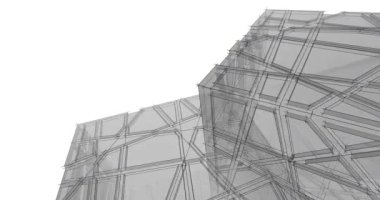 soyut mimari tasarım, dijital konsept arkaplanı oluşturma