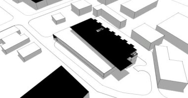 soyut mimari tasarım, dijital konsept arkaplanı oluşturma