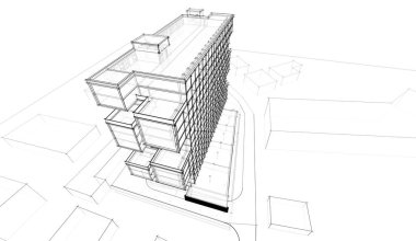 soyut mimari tasarım, dijital konsept arkaplanı oluşturma