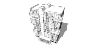 soyut mimari tasarım, dijital konsept arkaplanı oluşturma