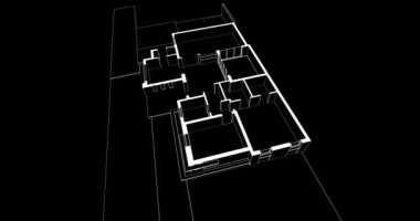 soyut mimari tasarım, dijital konsept arkaplanı oluşturma