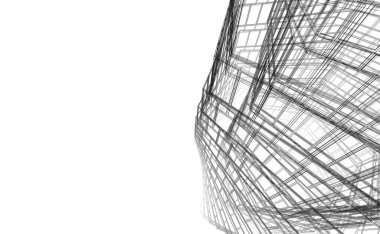 soyut mimari tasarım, dijital konsept arkaplanı oluşturma