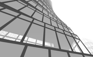 soyut mimari tasarım, dijital konsept arkaplanı oluşturma