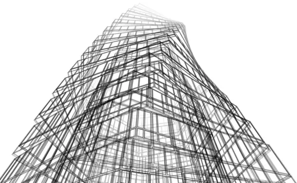 soyut mimari tasarım, dijital konsept arkaplanı oluşturma