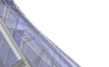 soyut mimari tasarım, dijital konsept arkaplanı oluşturma