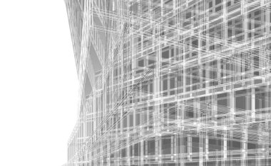 soyut mimari tasarım, dijital konsept arkaplanı oluşturma