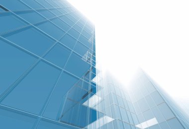 soyut mimari tasarım, binalar dijital konsept arka plan