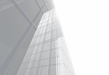 soyut mimari tasarım, dijital konsept arkaplanı oluşturma