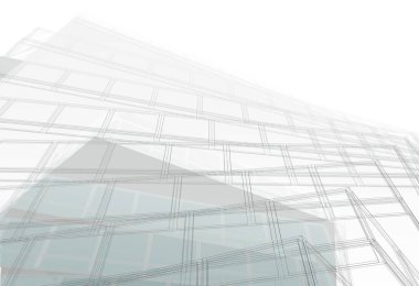 soyut mimari tasarım, dijital konsept arkaplanı oluşturma