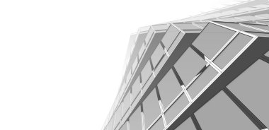 soyut mimari tasarım, dijital konsept arkaplanı oluşturma