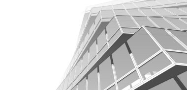 soyut mimari tasarım, dijital konsept arkaplanı oluşturma