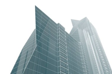 soyut mimari tasarım, dijital konsept arkaplanı oluşturma