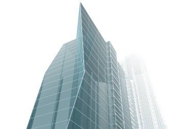 soyut mimari tasarım, dijital konsept arkaplanı oluşturma