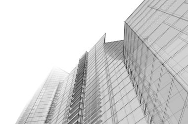 soyut mimari tasarım, dijital konsept arkaplanı oluşturma