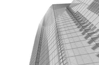 soyut mimari tasarım, dijital konsept arkaplanı oluşturma