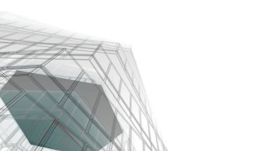 soyut mimari tasarım, dijital konsept arkaplanı oluşturma