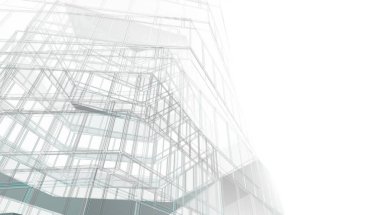 soyut mimari tasarım, dijital konsept arkaplanı oluşturma