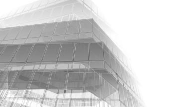 soyut mimari tasarım, dijital konsept arkaplanı oluşturma