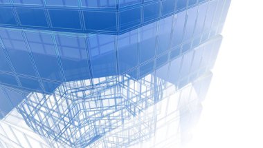 soyut mimari tasarım, dijital konsept arkaplanı oluşturma