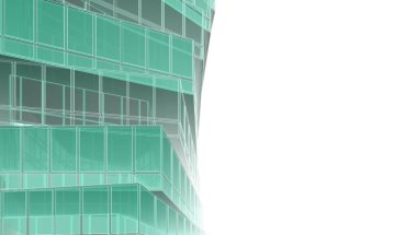 soyut mimari tasarım, dijital konsept arkaplanı oluşturma