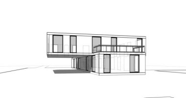 soyut mimari tasarım, dijital konsept arkaplanı oluşturma