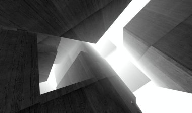 Soyut mimari tasarım. dijital kavram arkaplanı