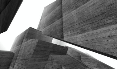 Soyut mimari tasarım. dijital kavram arkaplanı