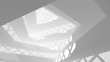 soyut mimari tasarım, dijital konsept arkaplanı oluşturma