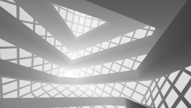 soyut mimari tasarım, dijital konsept arkaplanı oluşturma