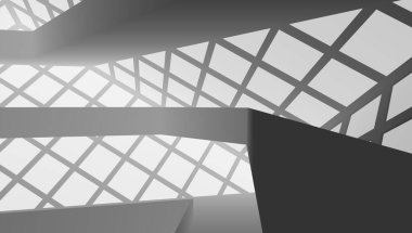 soyut mimari tasarım, dijital konsept arkaplanı oluşturma