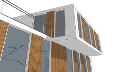 soyut mimari tasarım, dijital konsept arkaplanı oluşturma