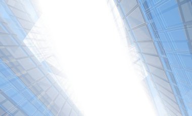 Soyut mimari tasarım. dijital kavram arkaplanı