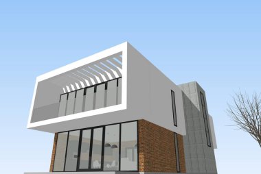 soyut mimari tasarım, dijital konsept arkaplanı oluşturma