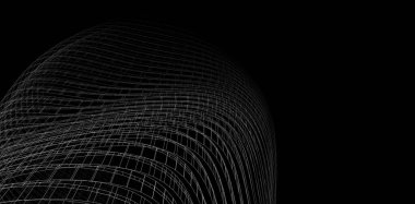 soyut mimari tasarım, dijital konsept arkaplanı oluşturma