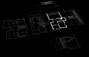 Modern bina çizimi, mimari çizim