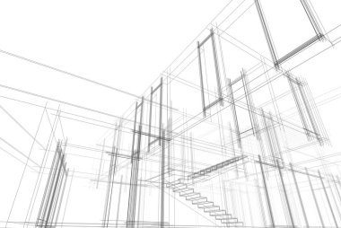 Modern bina çizimi, mimari çizim