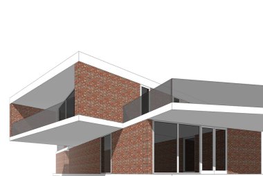 Modern bina çizimi, mimari çizim