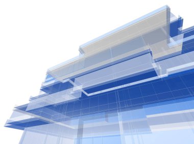 Modern bina çizimi, mimari çizim