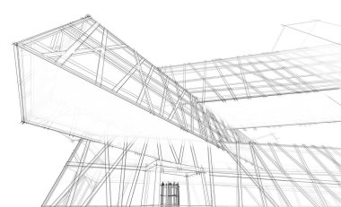 Modern bina çizimi, mimari çizim