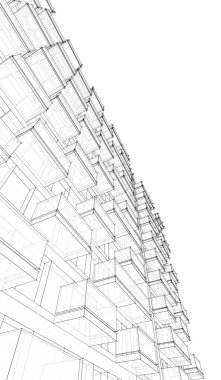 Modern bina çizimi, mimari çizim