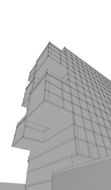 Modern bina çizimi, mimari çizim