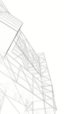 Modern bina çizimi, mimari çizim