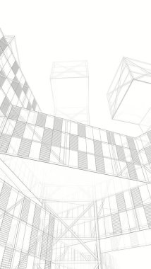 Modern bina çizimi, mimari çizim