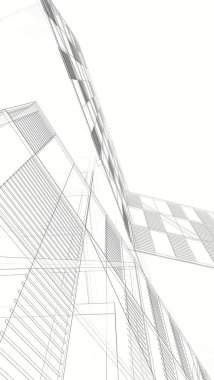 Modern bina çizimi, mimari çizim