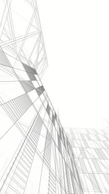 Modern bina çizimi, mimari çizim